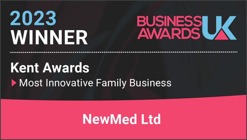 NewMed Ltd wins the Most Innovative Family Business Award, awarded by the Business Awards UK.