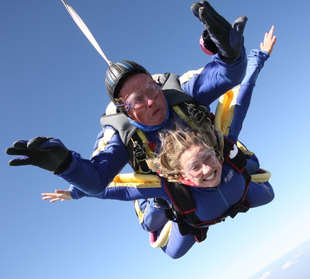 Katie takes to the skies to raise money for the Heart of Kent Hospice