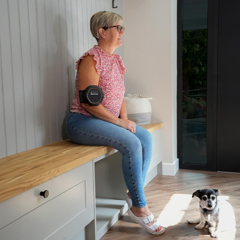 CELLER8 applicator on arm