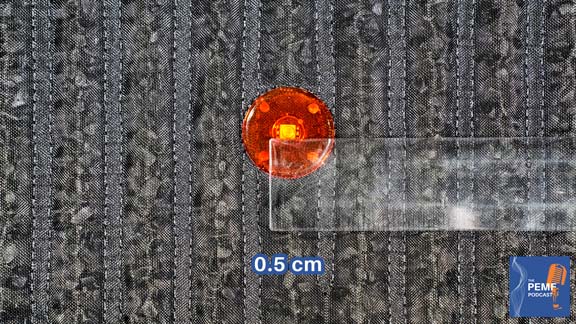 Size of LED on multi therapy/ inferred PEMF therapy mats