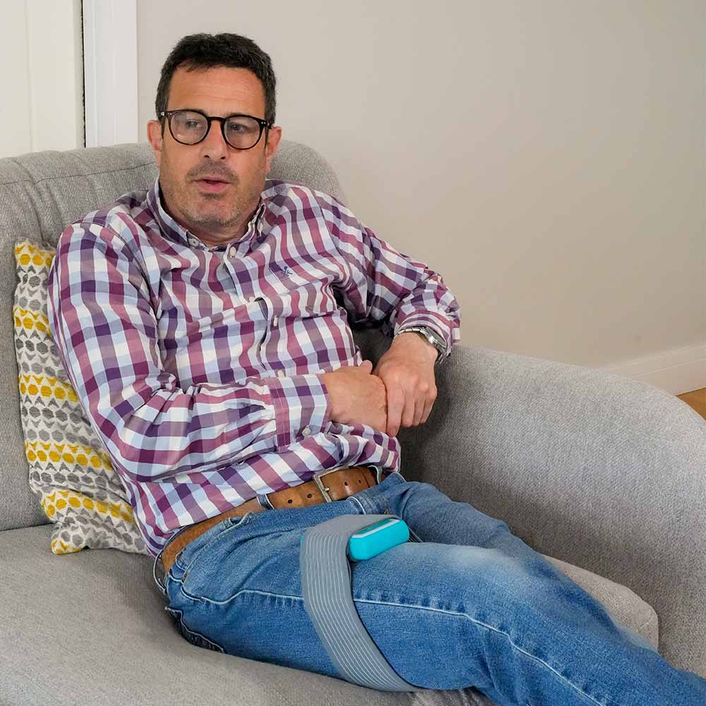 Medicur Pro applied to leg