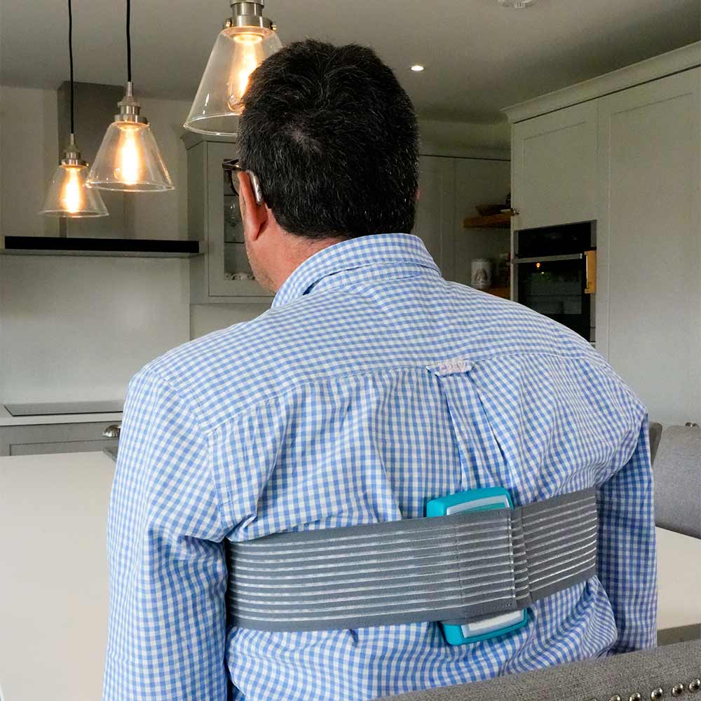 Medicur Pro applied to upper back