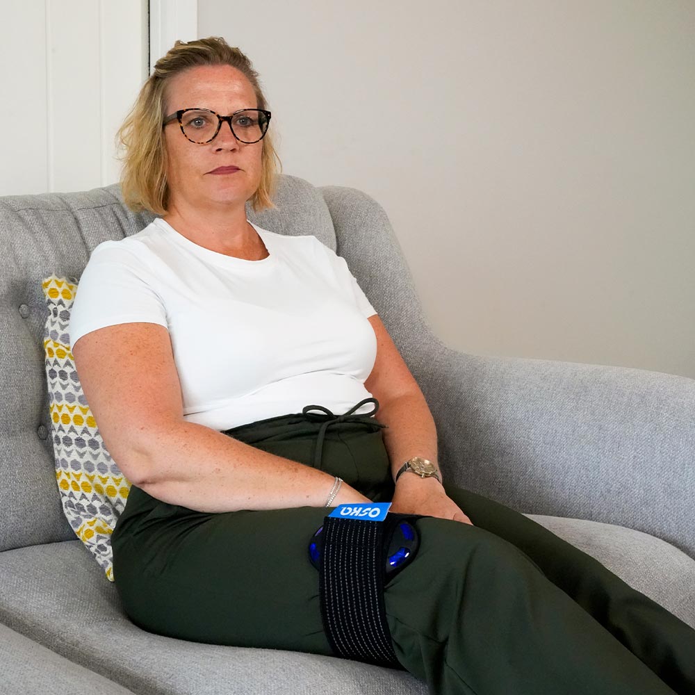 OSKA Pulse 90 applied to leg