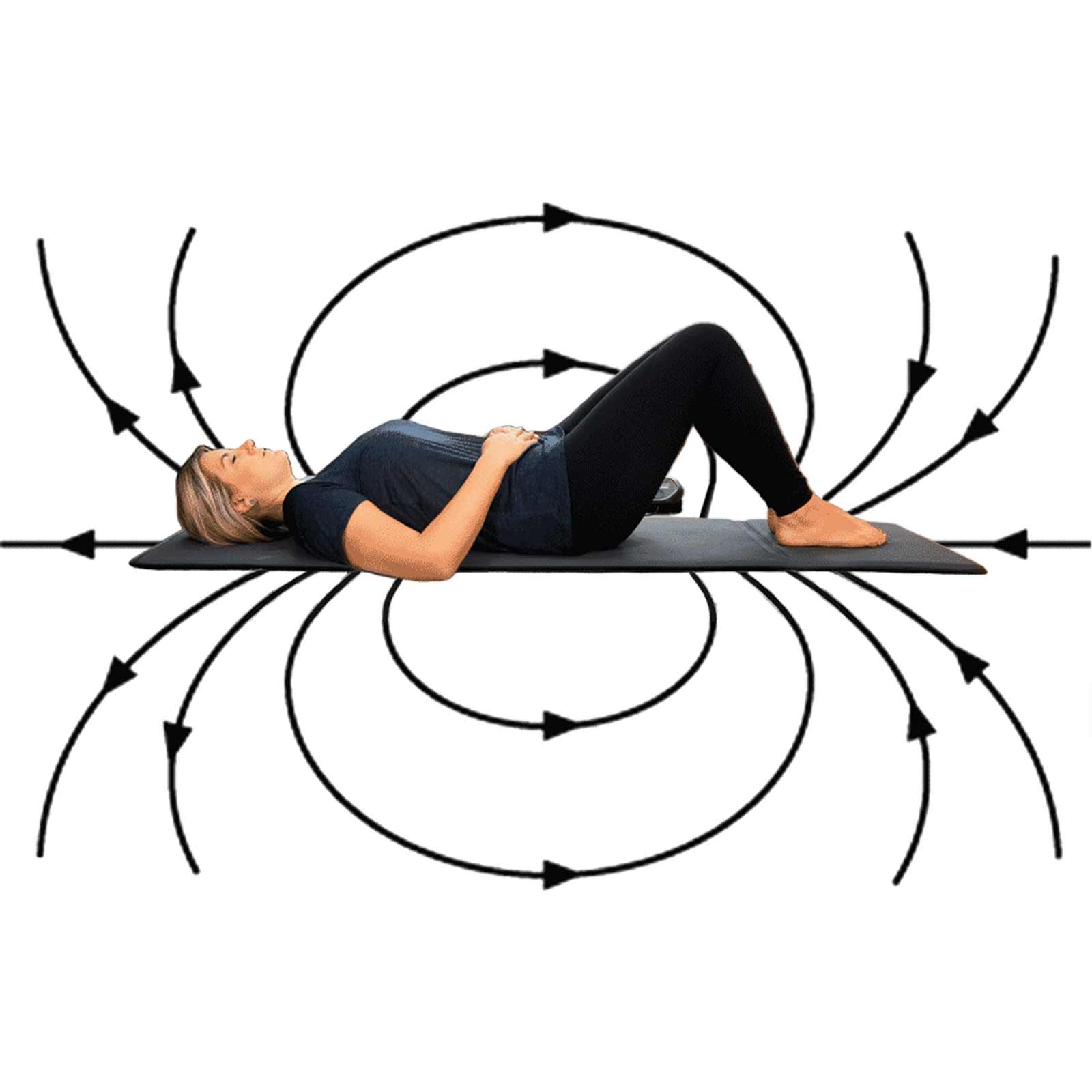 Sitting in Hugo Intense full body mats